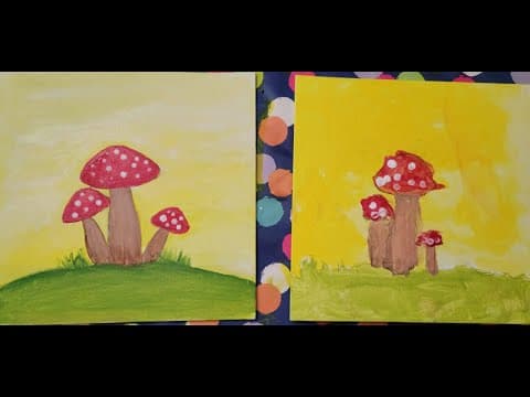 Mushroom Painting | Mom n Me Art Factory