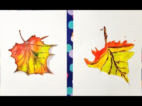 Fall Leaf Painting | Mom n Me Art Factory