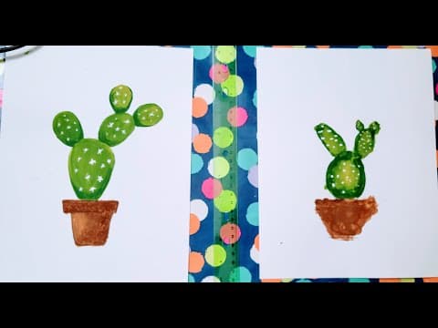 Cactus Painting | Mom n Me Art Factory